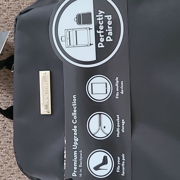 NINE WEST WOMEN'S BLACK BACKPACK - Picture 2 of 15